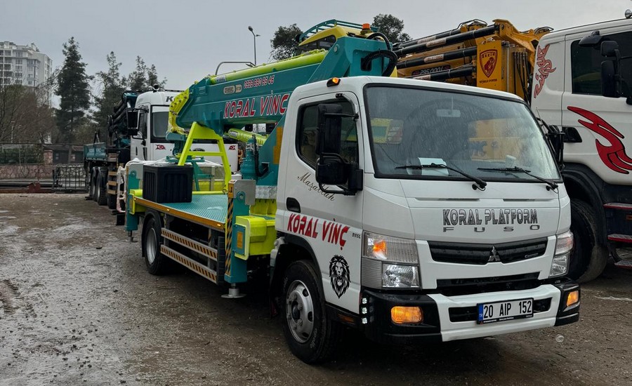 Saatlik Sepetli Vinç